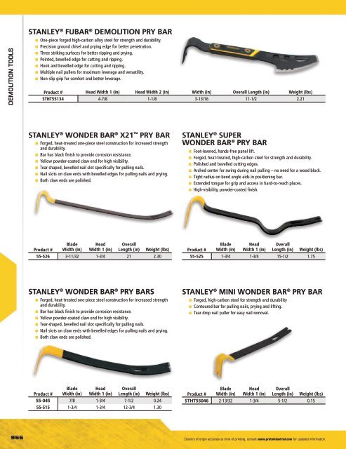 Stanley - Outils à main