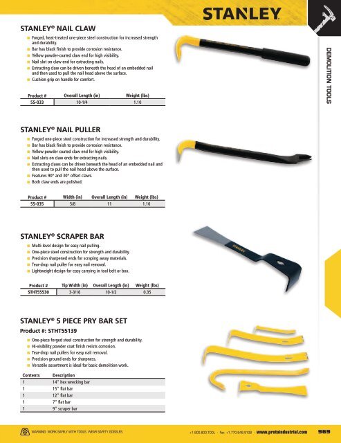 Stanley - Outils à main