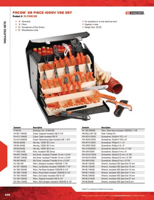 Proto - Ensembles d'outils