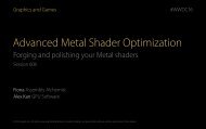 Advanced Metal Shader Optimization