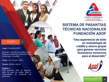 SISTEMA DE PASANTÍAS TÉCNICAS NACIONALES FUNDACIÓN ASOF