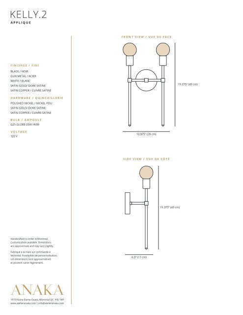 ANAKA SPECS