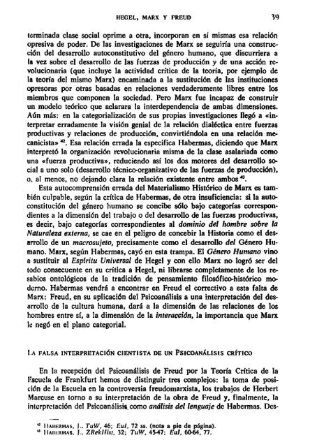 LA TEORIA CRITICA DE LA SOCIEDAD DE HADERMAS