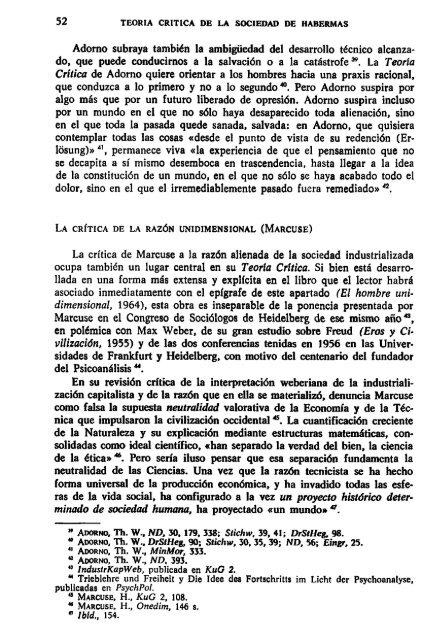 LA TEORIA CRITICA DE LA SOCIEDAD DE HADERMAS