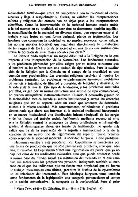 LA TEORIA CRITICA DE LA SOCIEDAD DE HADERMAS