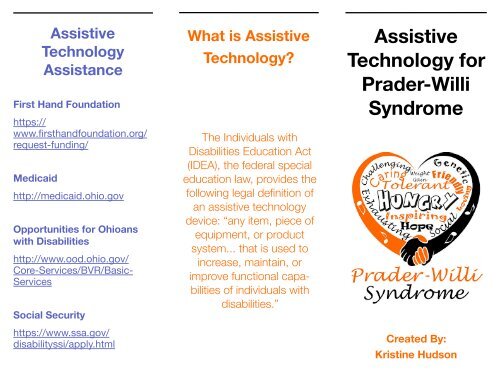 Assistive Technology Brochure