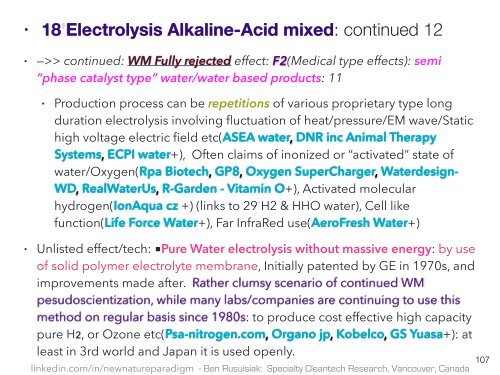 Effektive, Niedrige Kosten, Nicht Sehr Bekannt, Umweltfreundliche Wassertechnologien Für Die Zukunft (Zusammenfassung in Deutsch)