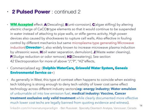 Effektive, Niedrige Kosten, Nicht Sehr Bekannt, Umweltfreundliche Wassertechnologien Für Die Zukunft (Zusammenfassung in Deutsch)