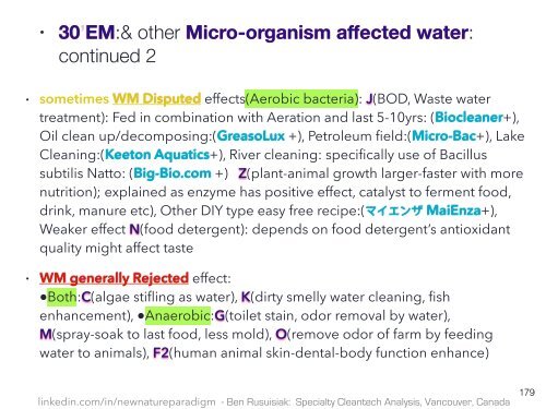 Effektive, Niedrige Kosten, Nicht Sehr Bekannt, Umweltfreundliche Wassertechnologien Für Die Zukunft (Zusammenfassung in Deutsch)