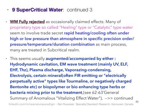 Effektive, Niedrige Kosten, Nicht Sehr Bekannt, Umweltfreundliche Wassertechnologien Für Die Zukunft (Zusammenfassung in Deutsch)