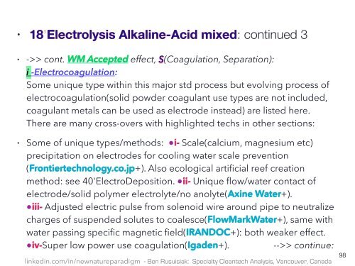 Effektive, Niedrige Kosten, Nicht Sehr Bekannt, Umweltfreundliche Wassertechnologien Für Die Zukunft (Zusammenfassung in Deutsch)