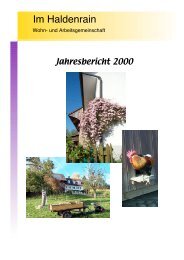 Jahresbericht 2000