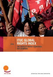 ITUC GLOBAL RIGHTS INDEX