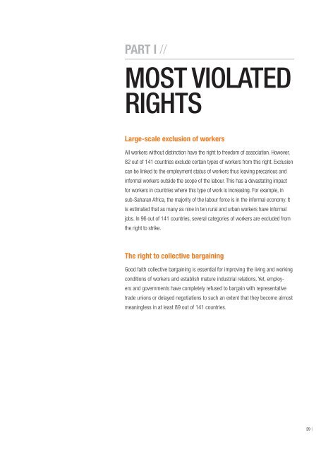 ITUC GLOBAL RIGHTS INDEX