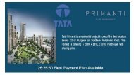 Tata Primanti Gurgaon Sector 72