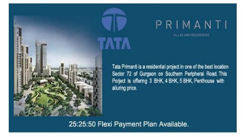 Tata Primanti Gurgaon Sector 72