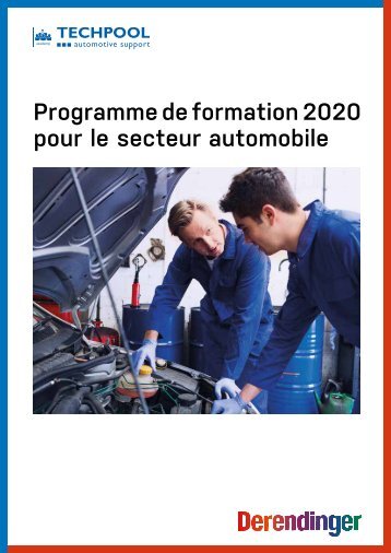 Programme de formation pour le secteur automobile