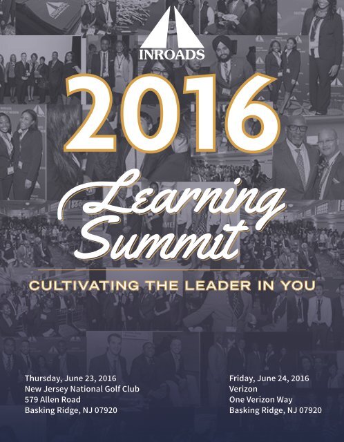 INROADS NJ/NY Region Learning Summit Book