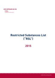 Restricted Substances List (“RSL”)