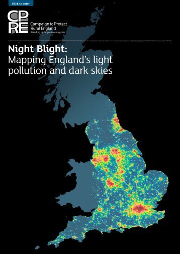 Night Blight Mapping England’s light pollution and dark skies