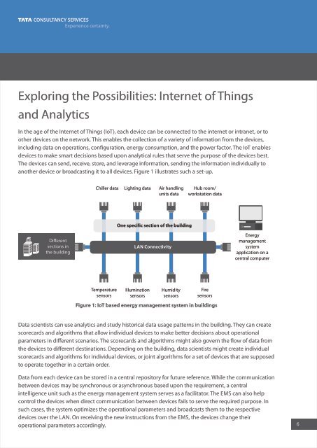 Leveraging the Internet of Things and Analytics for Smart Energy Management