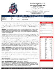 6-18-16 Rox Notes vs Duluth