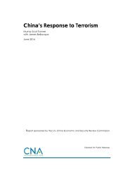 China’s Response to Terrorism