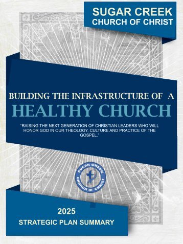 2025 Strategic Plan_Building The Infrastructure of A Healthy Church.12.27.15