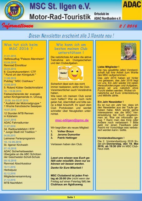 Newsletter 2-2016