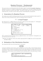 Random Processes – Fundamentals 1 Generation of a Random ...