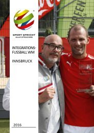 Integrationsfussball-WM Innsbruck 2016