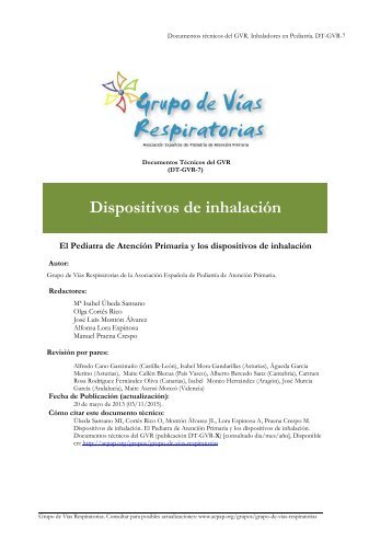 Dispositivos de inhalación