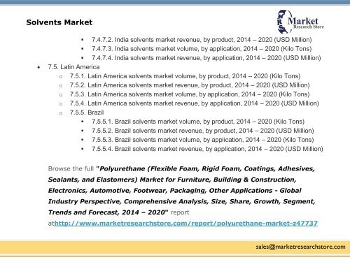 Solvents Market