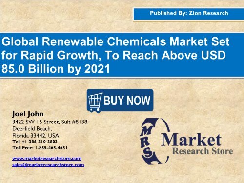 Renewable Chemicals Market