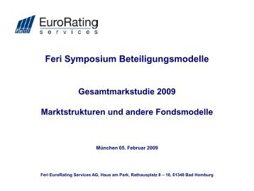 Gesamtmarktstudie 2009 - Feri Trust GmbH