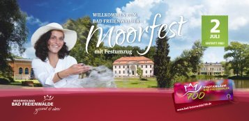 Moorfest-Programmheft