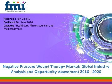 Negative Pressure Wound Therapy Market