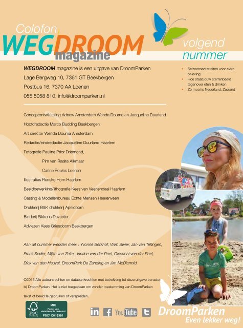 WegDroom Magazine 2 - zomer 2016