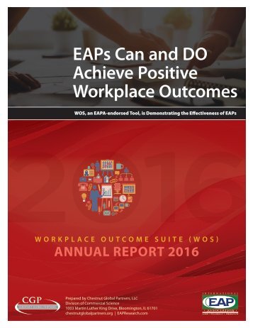 EAPs Can and DO Achieve Positive Workplace Outcomes