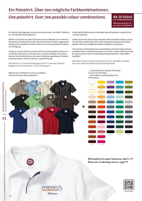 CG WORKWEAR Katalog 2016