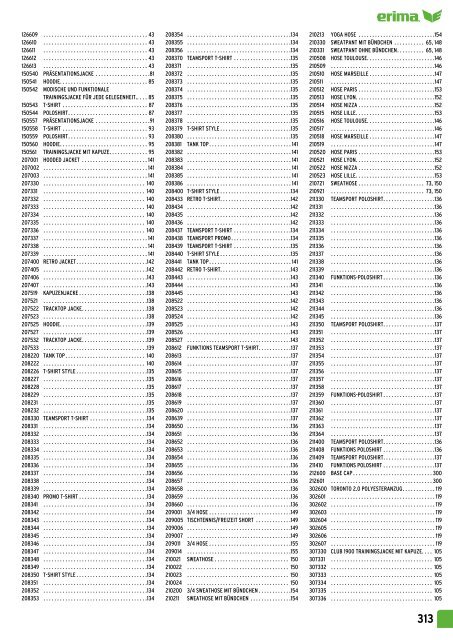 ERIMA Katalog 2016