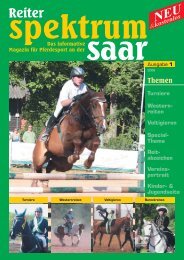 Reiter-Spektrum-Saar Ausgabe 1-2008