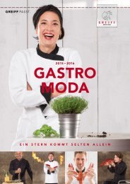 GREIFF Gastro Mode Katalog 2015