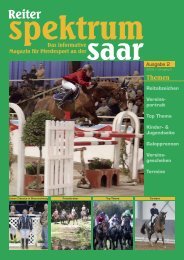 Reiter-Spektrum-Saar Ausgabe 2-2009