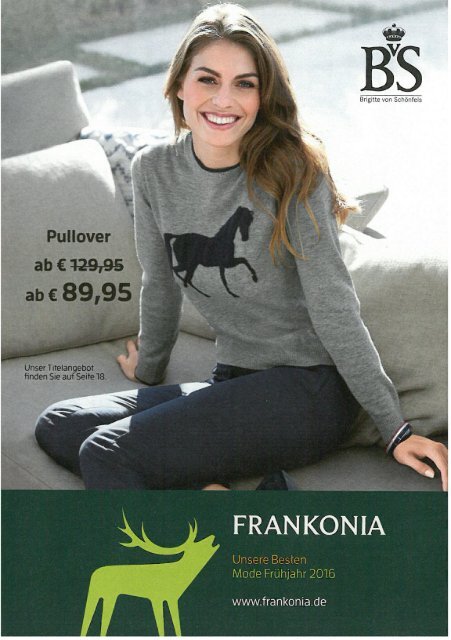 Каталог Frankonia весна 2016. Заказ одежды на www.catalogi.ru или по тел. +74955404949