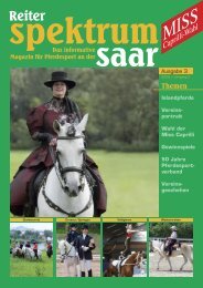 Reiter-Spektrum-Saar Ausgabe 3-2009