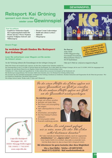 Reiter-Spektrum-Saar Ausgabe 3-2009