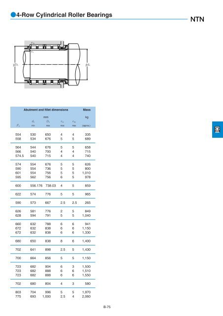 NTN - Large Bearings