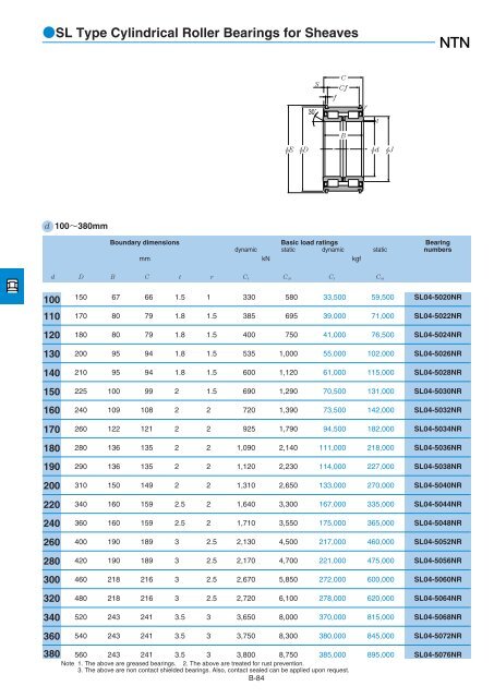 NTN - Large Bearings