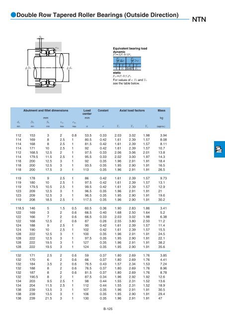 NTN - Large Bearings